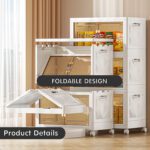 DR.STORAGE 3/5 Layers Large Capacity Storage Cabinet Folable Storage Cabinet Almari Pakaian