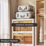DR.STORAGE 3/5 Layers Large Capacity Storage Cabinet Folable Storage Cabinet Almari Pakaian