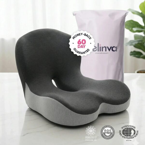 Loved by 12.429+ Customers CelinvaTM Orthopedic Cushion Recommended by DR, Andy | Spine specialis