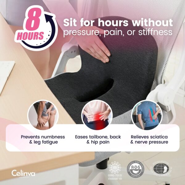 Loved by 12.429+ Customers CelinvaTM Orthopedic Cushion Recommended by DR, Andy | Spine specialis