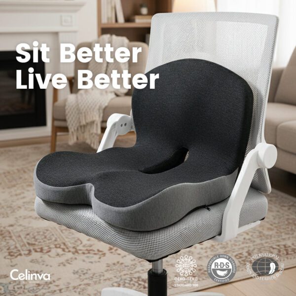 Loved by 12.429+ Customers CelinvaTM Orthopedic Cushion Recommended by DR, Andy | Spine specialis